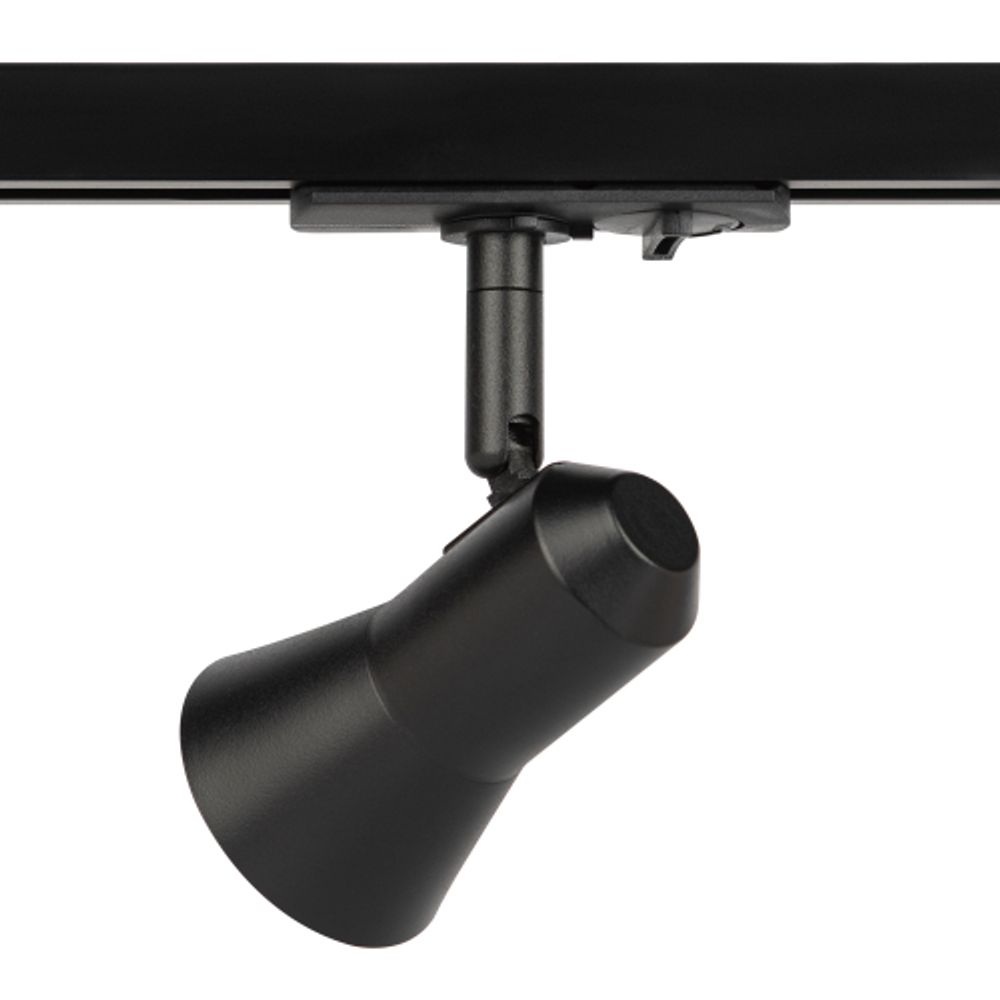 Трековый светильник однофазный ЭРА TR37-GU10 BK под лампу GU10 черный
