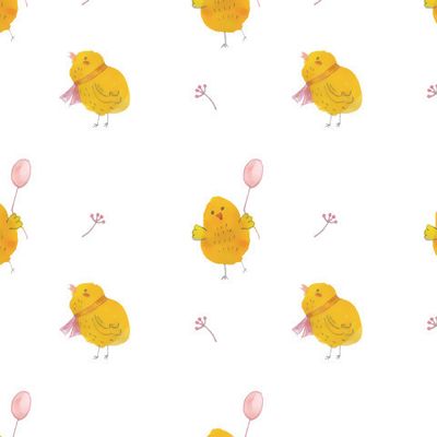 Непослушный цыпленок на белом.