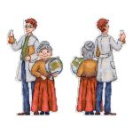 Набор для вышивания нитками МП Студия, на пластиковой канве Учителя 18х10 см
