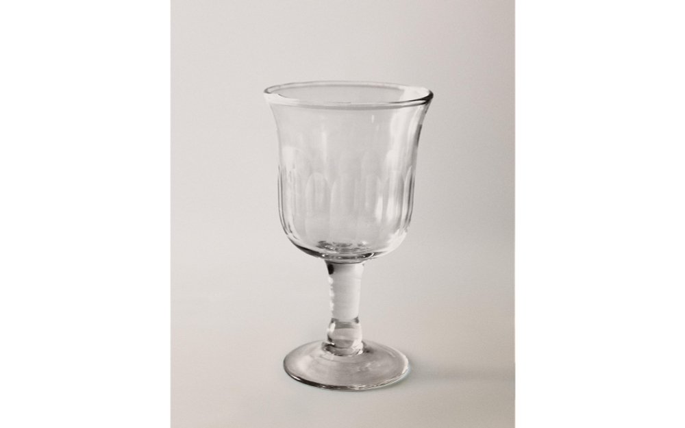 Zara Home бокал из стекла, цвет прозрачный, 14 см