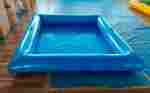 Квадратный надувной бассейн «Голубой», 2*2*0,3 м.