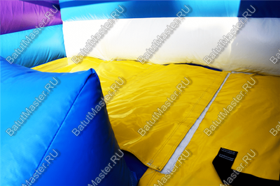 Коммерческий батут "Белый клык" с механизированной головой, размер 6*6*4 м