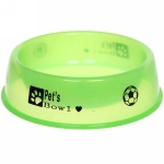 Миска пластиковая «Паппи» 21*6см цвет зеленый / 500мл