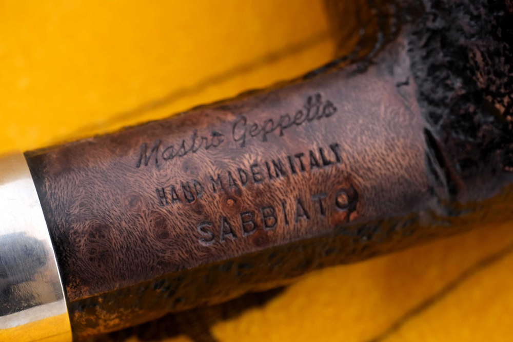 Трубка SER JACOPO Mastro Geppetto Blast Silver, G631-2