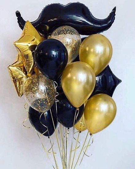 Фонтан из шаров "Для мужчины 8"