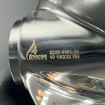 Гребной винт Yamaha 20-30, F20-25 (3X10 1/8X15) (СТАЛЬ) (POLASTORM)