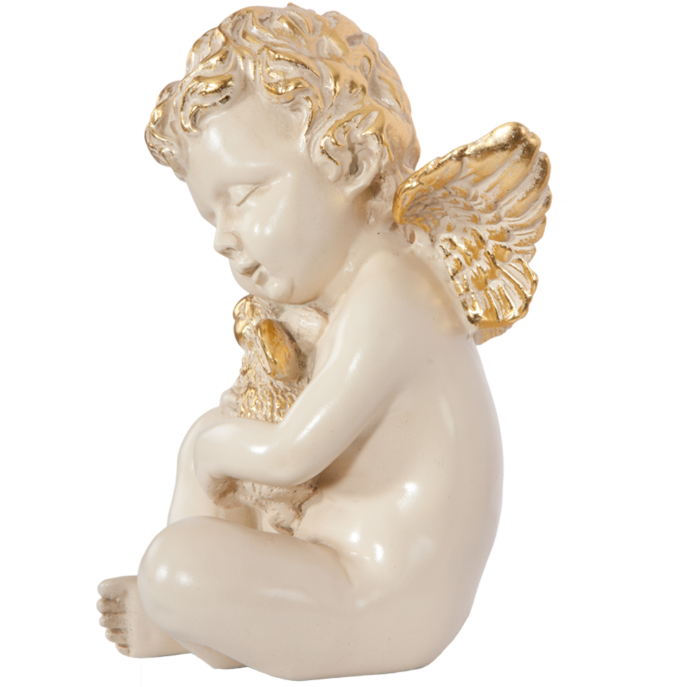 Статуэтка Ангел с кроликом Айвори