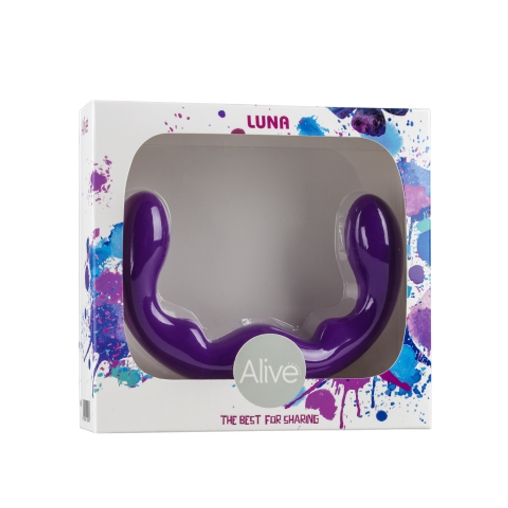 Страпон Alive Luna, двусторонний безремневой