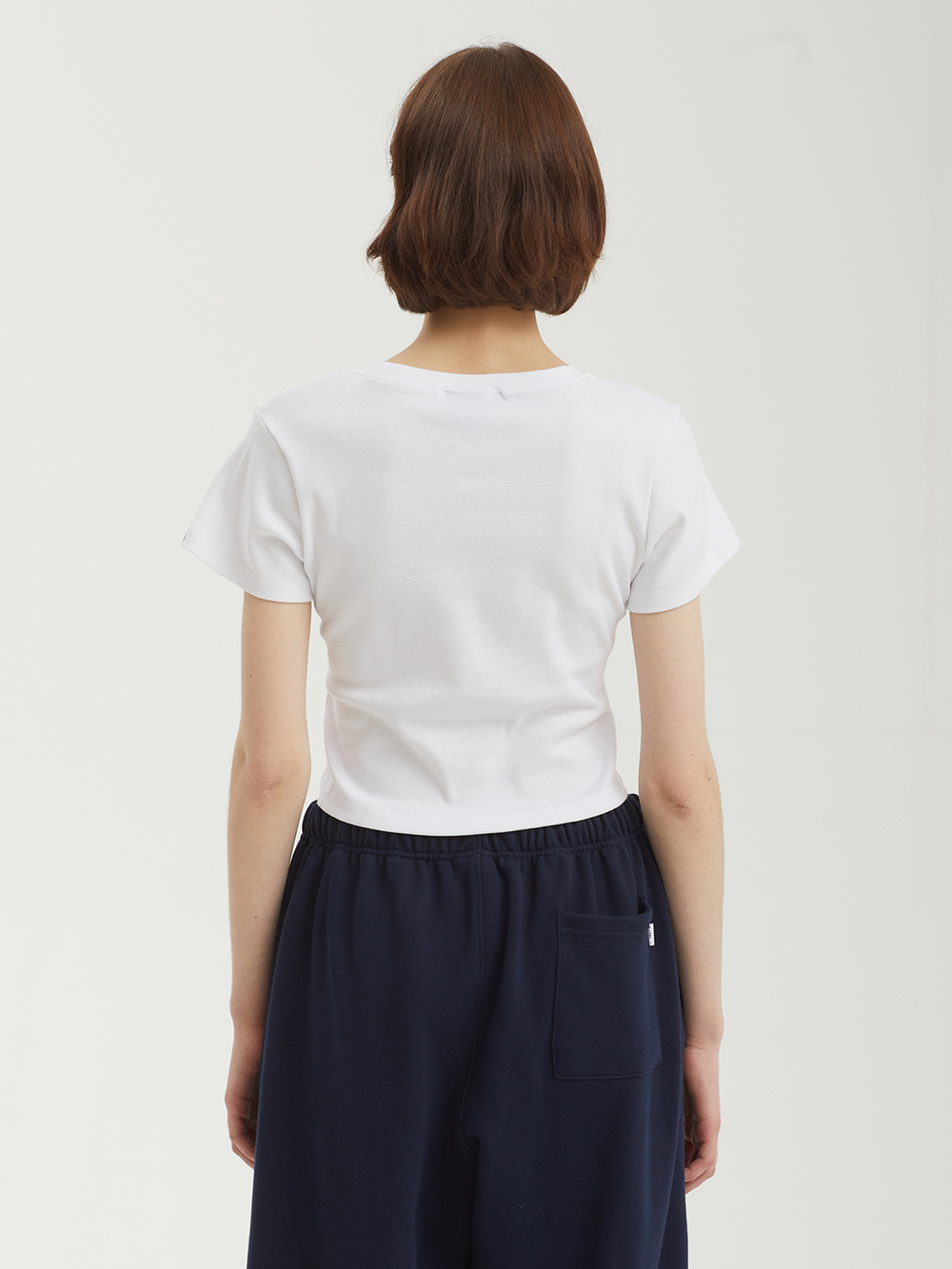 Женская Футболка Badbear Head Patch Slim White