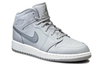 Кроссовки Jordan Air Jordan 1 Retro Mid Wolf Grey Cool Grey (Женская размерная сетка)