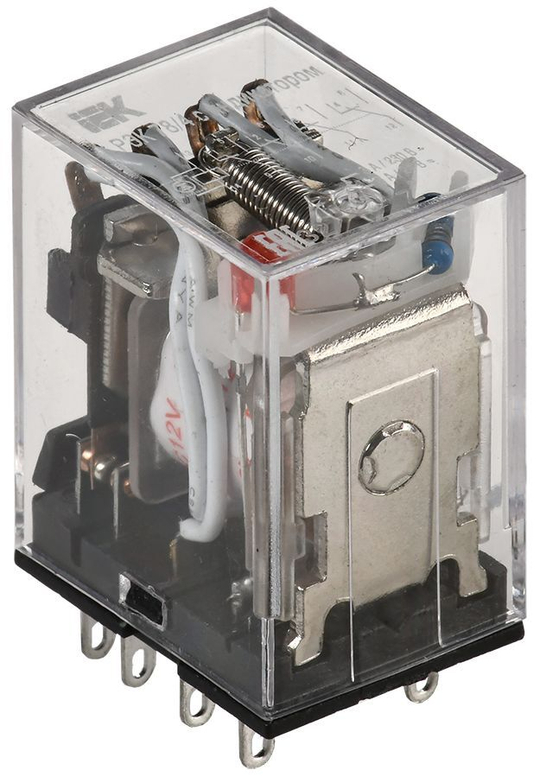 Реле промежуточное РЭК78/4(MY4) с индикацией 3А 12В DC IEK