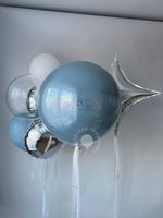 Воздушные шары на выписку мальчика №8748