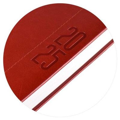 Ежедневник датированный А5 176л 2025г красный кожзам "ESCALADA. ИЛОН МАСК" (Феникс+)