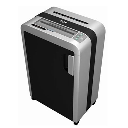 Уничтожитель документов Bulros 870C, 2x10мм, серебро/черный, дверь, контур