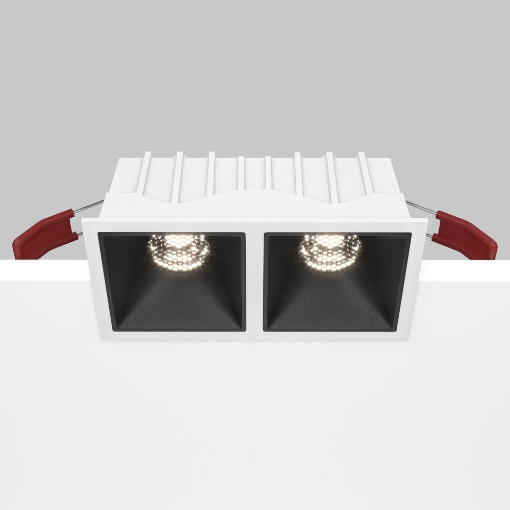 Модульный встраиваемый светодиодный светильник диммируемый Maytoni Alfa LED DL043-02-10W4K-D-SQ-WB