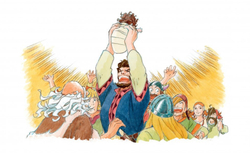 Рони, дочь разбойника (илл. Кондо К. на студии Миядзаки)