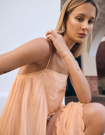 БОХЕМНОЕ МИНИ-ПЛАТЬЕ - BERSHKA