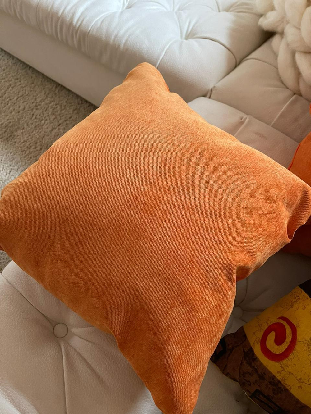 Подушка диванная квадратная Оранж