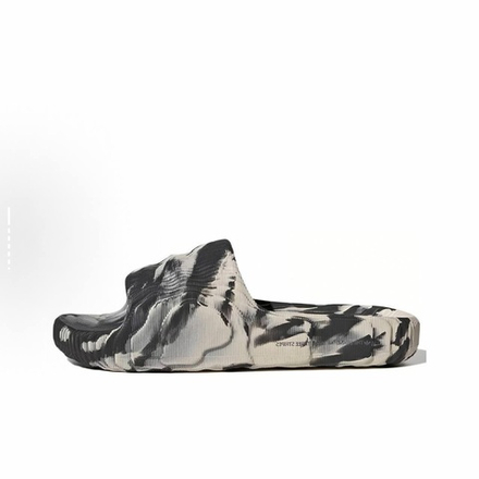 Adilette 22 Slides "Carbon Aluminum"