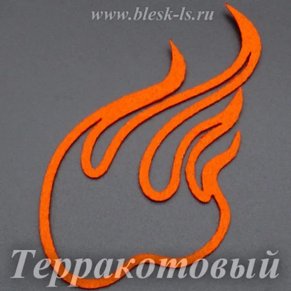 Фетровая основа #72, Основа #72 (терракотовая)