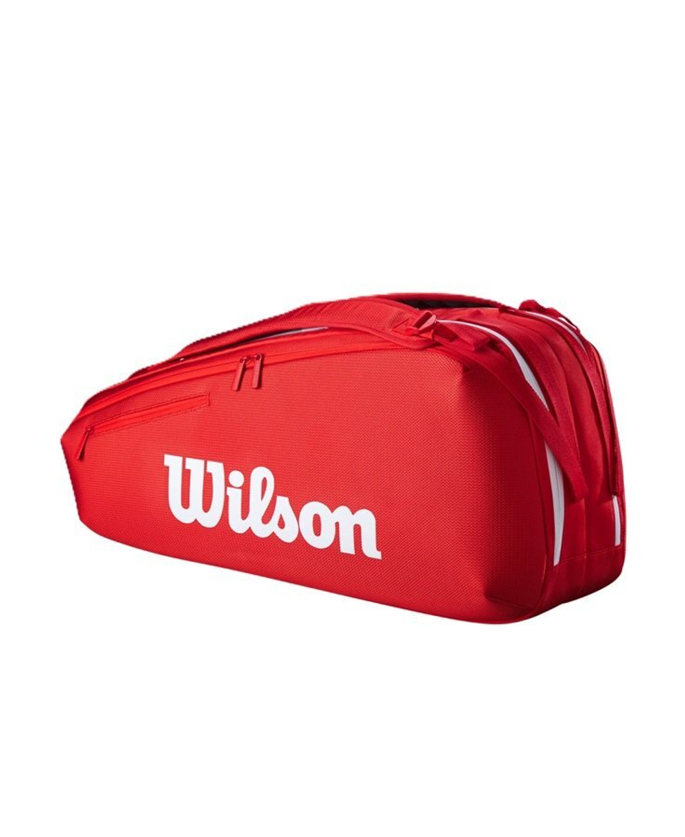 Чехлы для тенниса WILSON Torba SUPER TOUR 6 2025 Red .