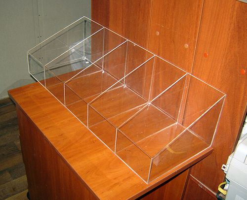 Диспенсер витрина для конфет открытый 748х280х200 100 5 ячеек