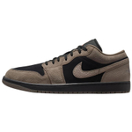 Jordan Air Jordan 1 Cushioning Low top Vintage Basketball Shoes Unisex Brown Black
