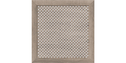 Экран для радиатора Глория, 60*60, Дуб Винтаж