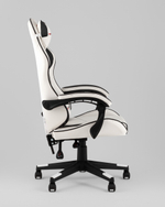Кресло спортивное TopChairs Shadow бело-черный