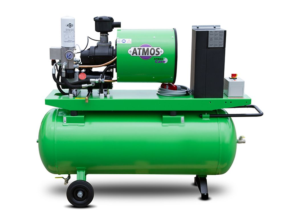 Винтовой компрессор ATMOS ALBERT E65-RD-10-270 на ресивере 270 литров с осушителем
