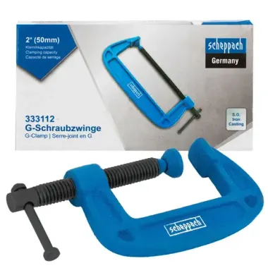 Струбцина G-образная 50мм Scheppach Sch-333112