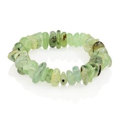 Браслет из натурального Пренита - галтовка