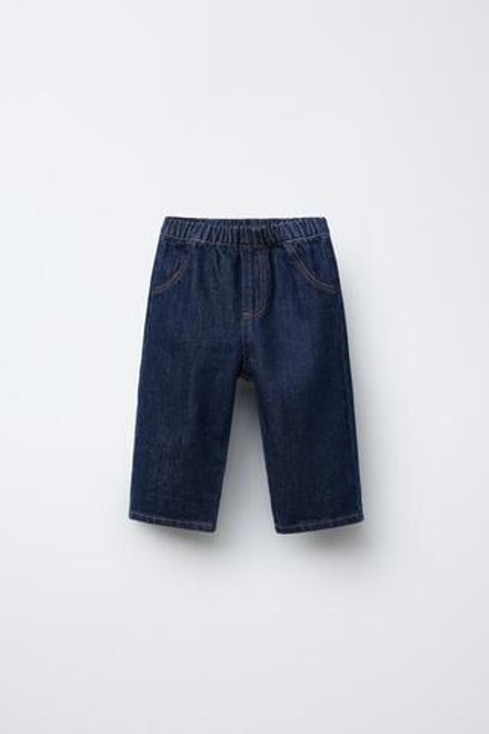ZARA ДЖИНСЫ СВОБОДНОГО КРОЯ, ИНДИГО