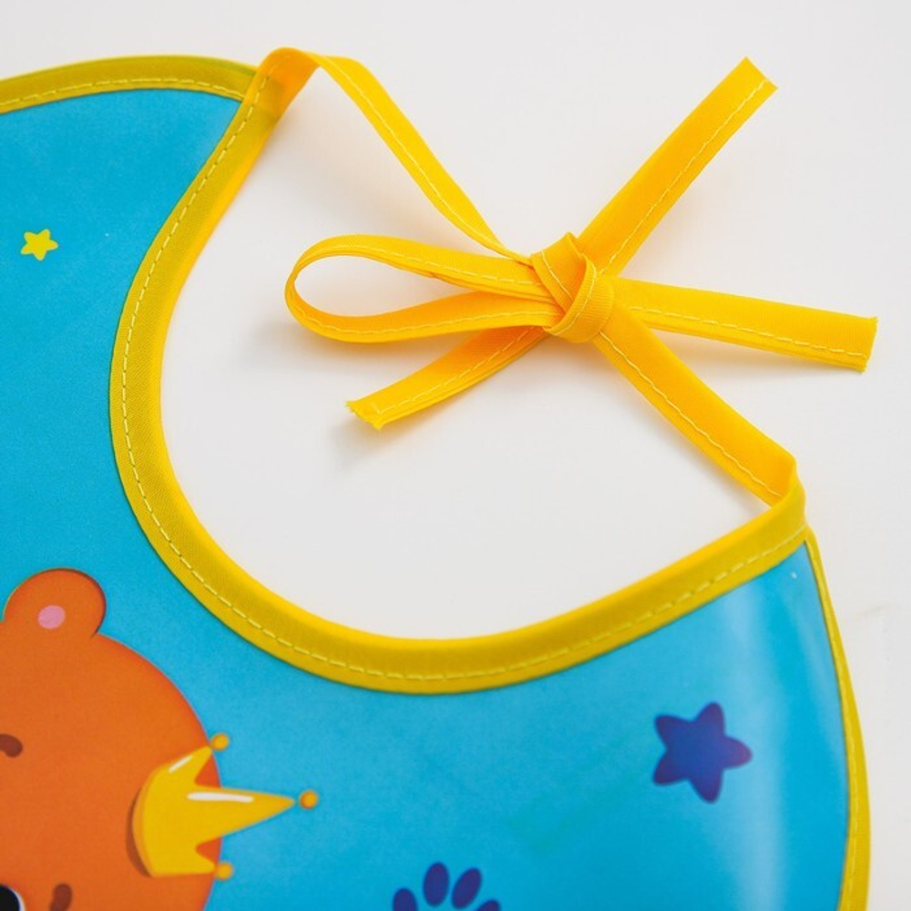 7664693 Нагрудник детский «Наше счастье», непромокаемый на завязках, цвет МИКС