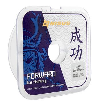 Леска FORWARD ICE FISHING 0,261mm/50m Nylon Transparent (N-FIF-0.261-50) Nisus
