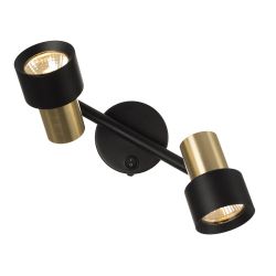 Citilux SAT CL505621 Спот поворотный с выключателем Чёрный+Золото