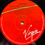 Japan ‎– Gentlemen Take Polaroids (Англия 1984г.)