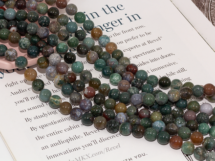 Нить бусин из агата 10мм