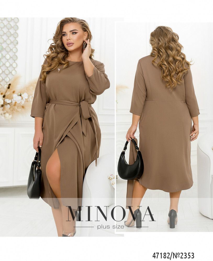 Платье 2353-мокко Minova Платье 2353-мокко Minova