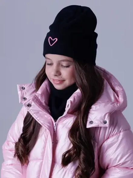 Шапка для девочки на осень