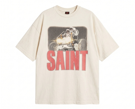 Футболка SAINT Mxxxxxx x FREEDOM SS24 (White Tee)