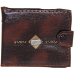 Кошелек мужской «Egoist», 3 кармана, цвет коричневый, 11*9,5см