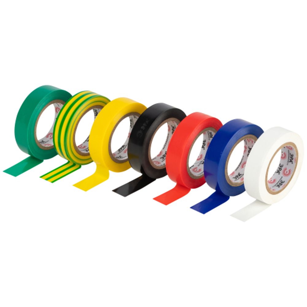 Набор изолент ЭРА SET7-1510 ПВХ 7 шт цветная 15мм х 10м | Изолента
