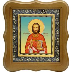 Николай Виноградов священомученик, пресвитер. Икона на холсте.