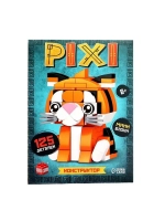 Конструктор блочный «PIXI. Тигрик», животные, мини блоки, 12