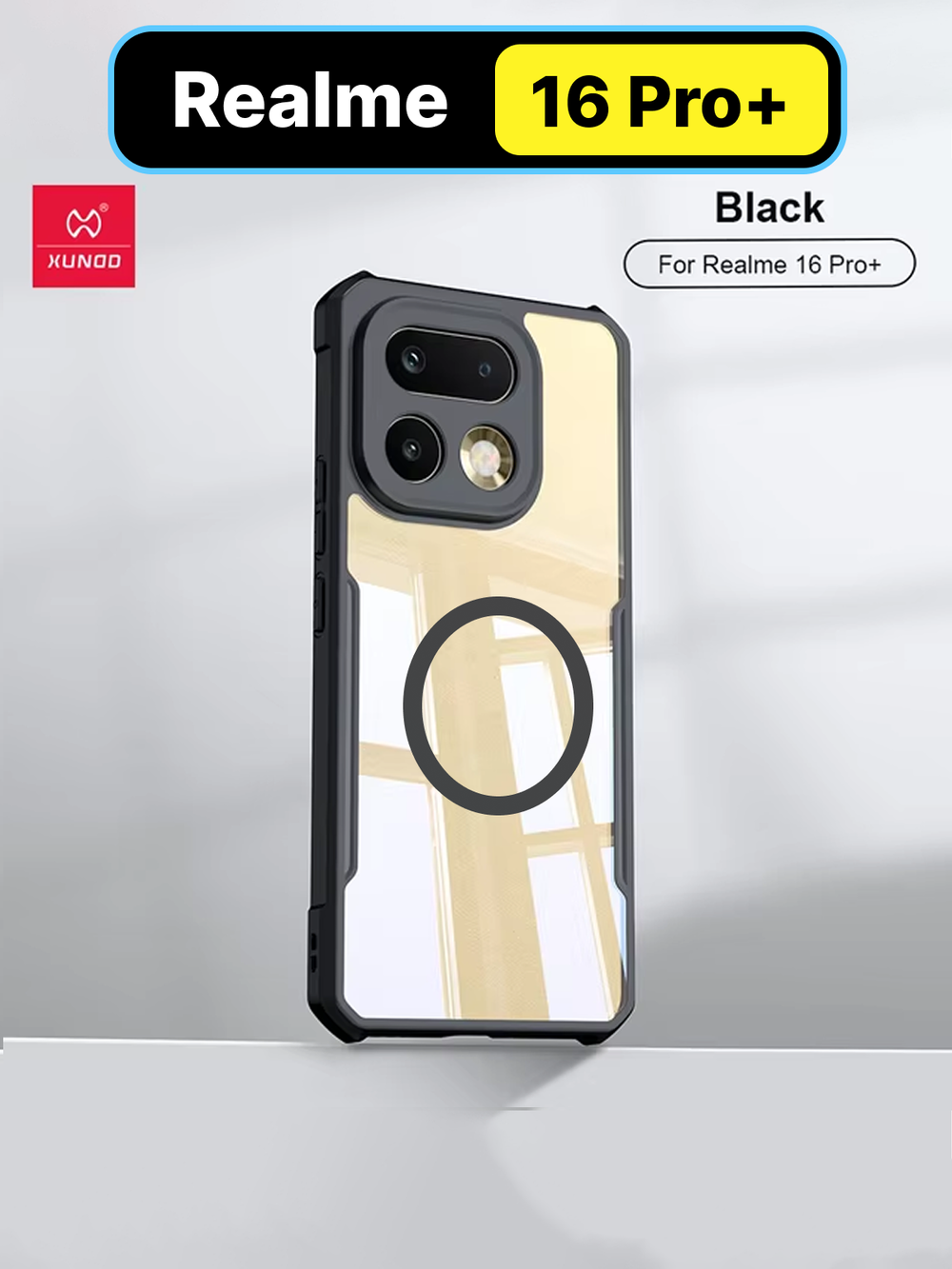 Чехол на Realme 16 Pro+ противоударный с усиленными углами XUNDD