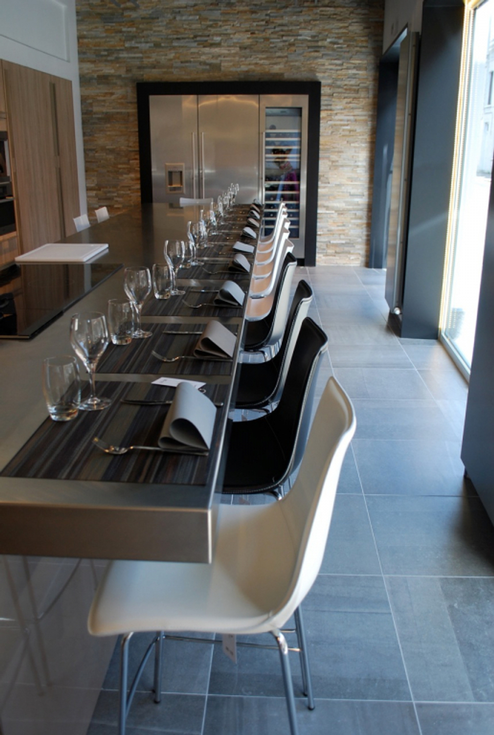 Стул с обивкой Scab Design Zebra Pop 4 legs, хром, белый