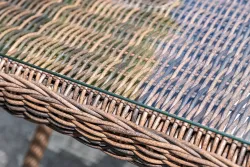 "Латте" плетеный стол из искусственного ротанга 160х90см, цвет коричневый