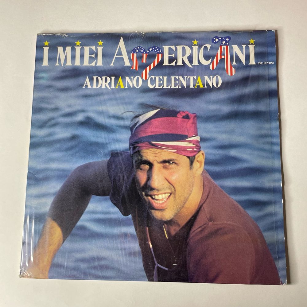 Винтажная виниловая пластинка LP Адриано Челентано Adriano Celentano, I Miei Americani (Tre Puntini) (Италия 1984) Susanna