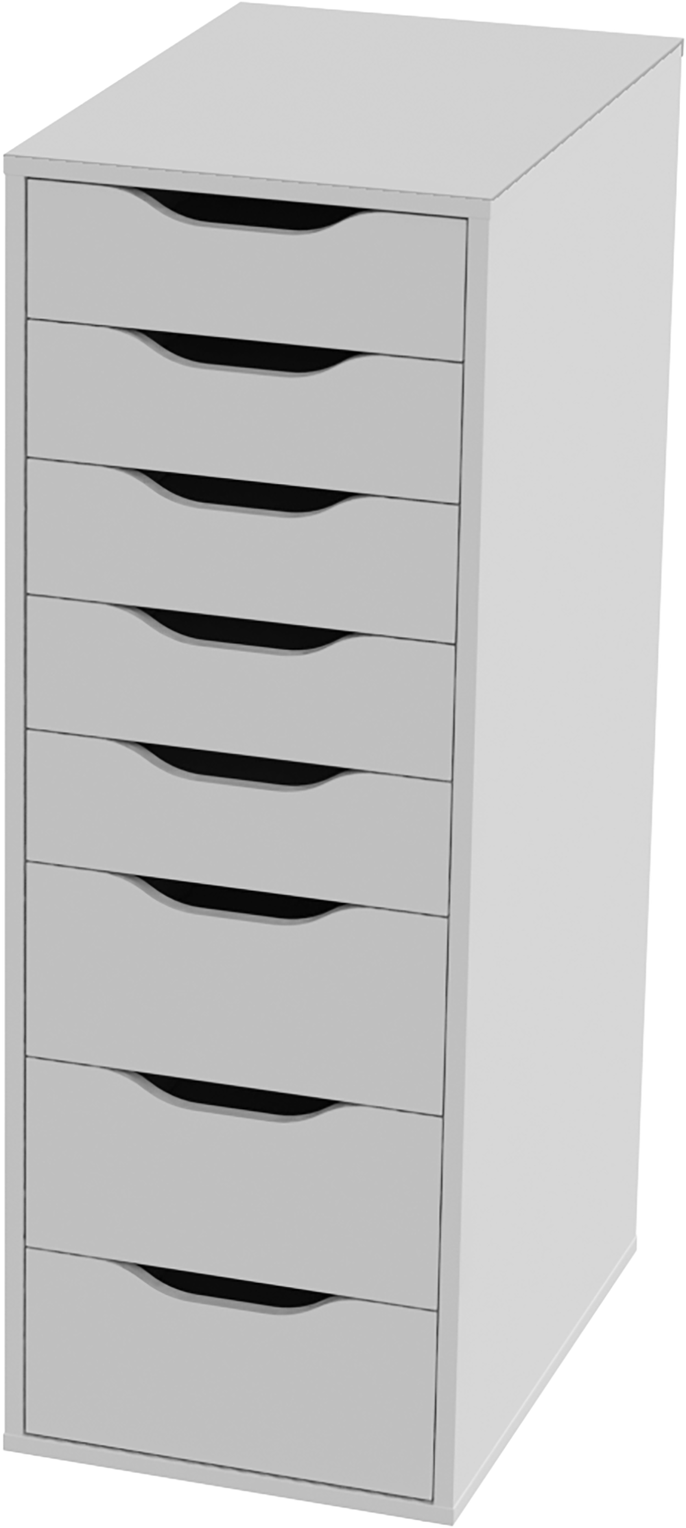 Комод Ингар 8 36x102x53, белый